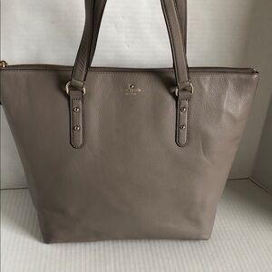 Kate Spade Taupe Leather Tote
